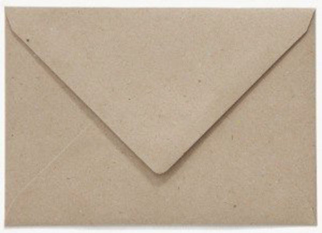 Papicolor - Umschlag EA5 156x220mm Kraftgrau | 75 Stücke