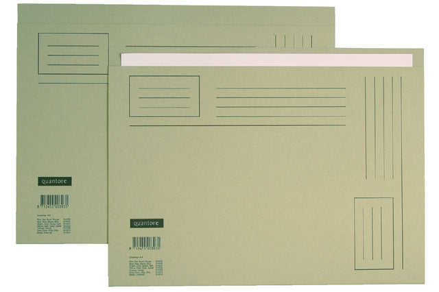 Quantore - Faltordner A4 Uneben Seide 230gr Grey