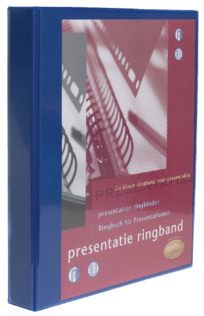 Multo - Presentatieringband  a4 23-rings 25mm blauw