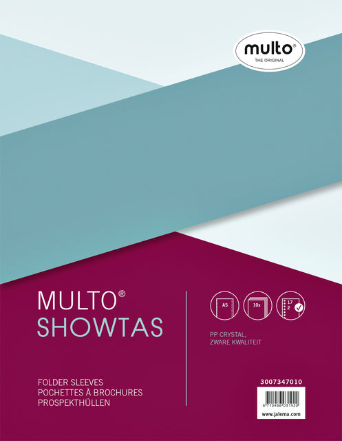 Multo - Showbag A5 17R PP 0,14 mm glatte 10 Teile