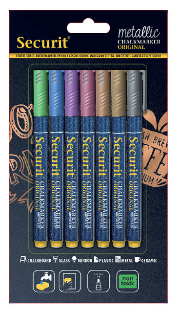 Securit-Chalkstift SMA-100 um 1-2mm metallische ASD
