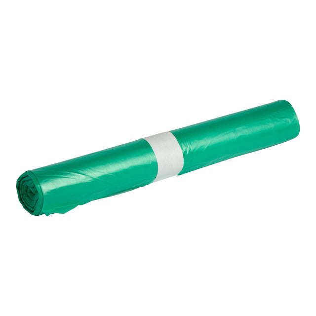 Powersterko - Abfallbeutel HDPE T25 70x110 cm 120L Grün | 25 Stücke