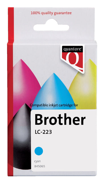 Quantore - Inkcartridge Bruder LC -223 Blau