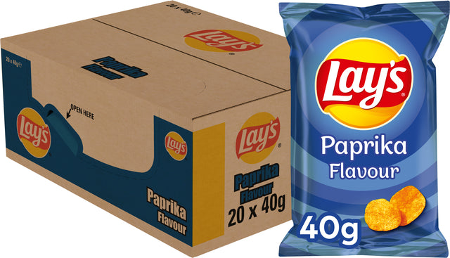 Lay's - Chips Paprika Bag 40gr | 20 Stücke