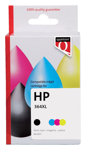 Quantore - Inkcartridge HP 364XL N9J74CN HC ZW 3 KL