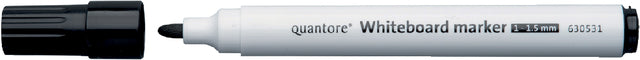 Quantore - Whiteboard -Marker um 1-1,5 mm schwarz | 10 Stücke