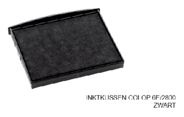 Colop - Briefmarkenpolster 6th/2800 Black | 5 Stücke