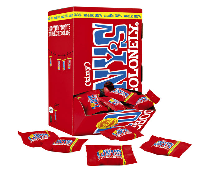 Tony's Chocolonely - Schokolade Tony Chocolonely Tiny Milk Box 100 PCs