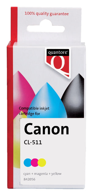 Quantore - Tintenpatrone Canon CL -511 Farbe