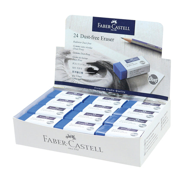 Faber Castell -Gum Faber -castell Dust -free | 24 Stücke
