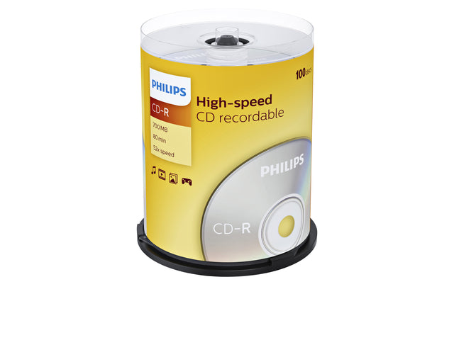 Philips - CD -r 80 Minuten 700 MB 52x SP (100)
