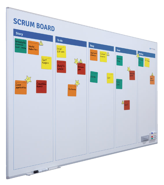 SMIT Visual - Scrum Bord Terkit Scrum 90x120 cm