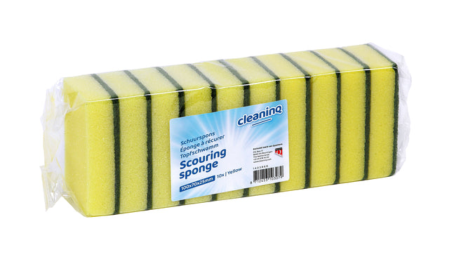 CleanInQ - Scouring Sponge 100x70mm GL/Gr 10st | 50 Stück