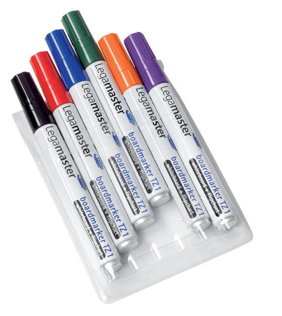 Legamaster - Whiteboardmarker TZ1 1,5-3mm 6x ASD
