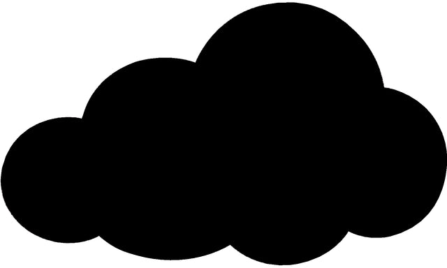 Securit - Chalkboard Cloud 480x290mm