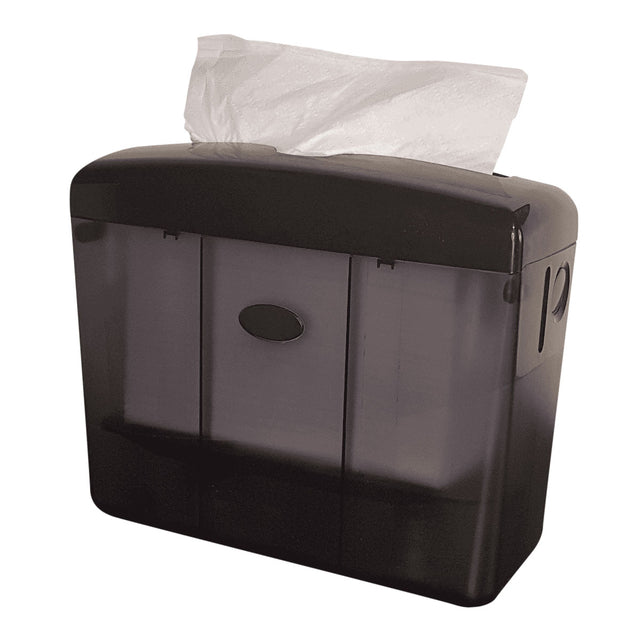 Perlenlinie - Handtuchspender P9 Counttop Black | 12 Stücke