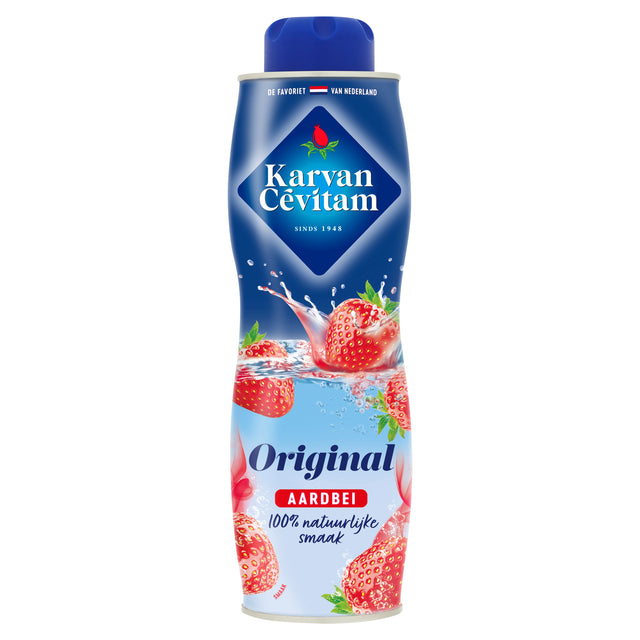Karvan Cevitam - Siroop Strawberry 600ml | 6 Stücke