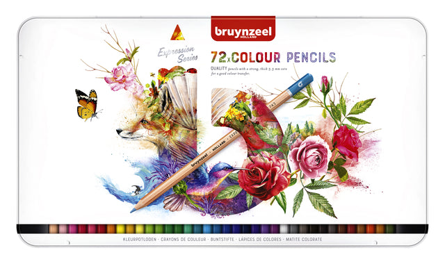 Bruynzeel - farbiger Bleistift Ausdruck 72 Teile