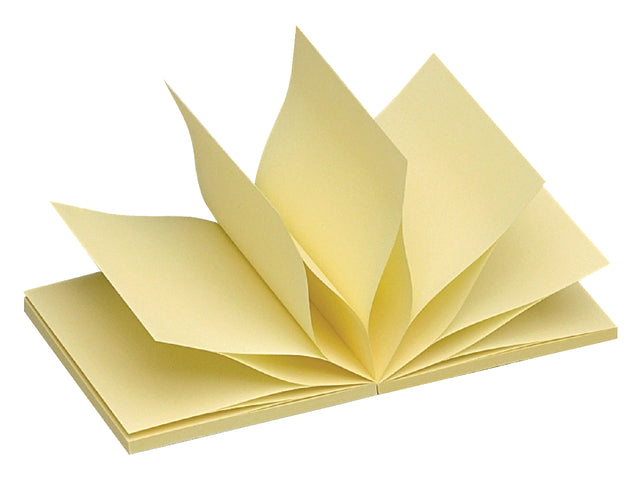 Quantore - Memoblok z -Note 76x76mm Gelb