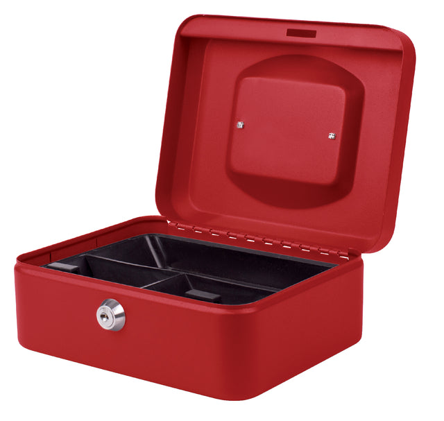 Quantore - Geldbox 200x160x90mm rot