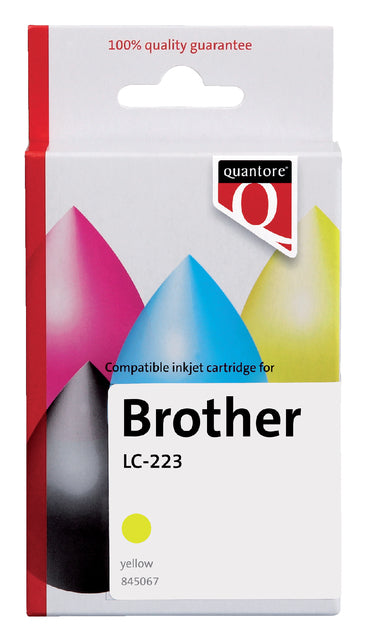Quantore - Inkcartridge Bruder LC -223 Gelb