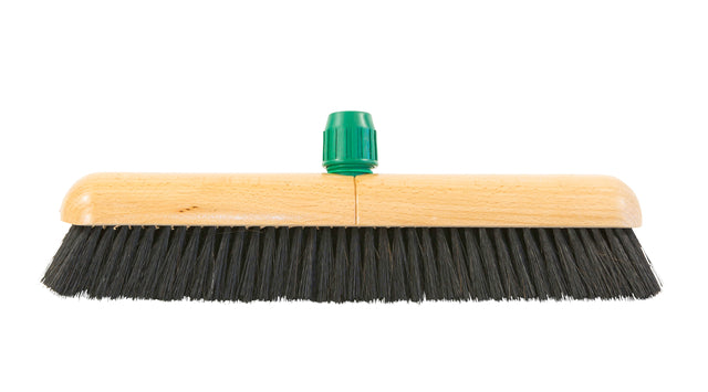 CleanInQ - Zimmerbesen gemischtes Haar Stahl 40 cm | 6 Stücke