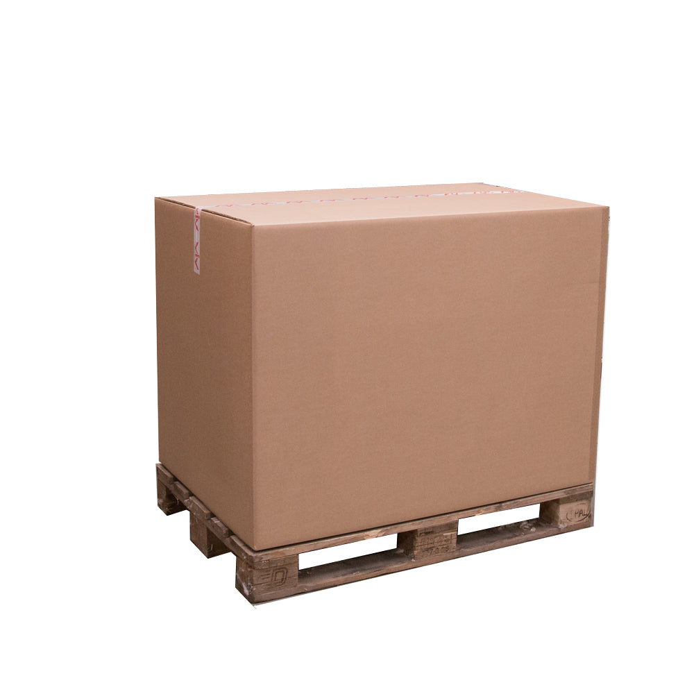 Klika - Palettenboxen für Europallette Doppelgolf 1185 x 785 x 870 mm Brown | 10 Stücke