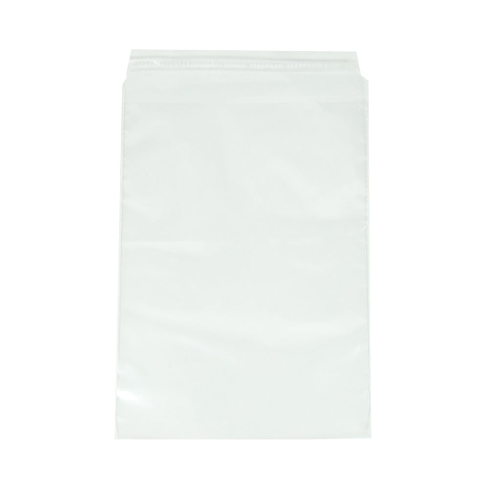 Klika - Plastiktüten mit Klebstoffstreifen (PE) 245 x 350 + 50 mm 50 Mikron