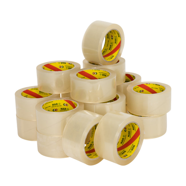NAR - PP Acryl E niedriges Rauschen () 32 Mikrometer 50 mm x 66 Meter transparent | 6 Stücke