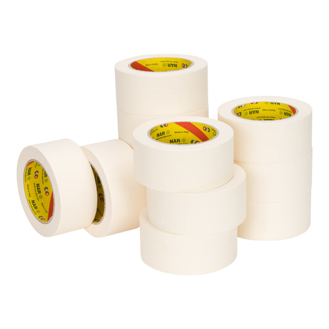 NAR - PVC E () 32 Mikrometer 50 mm x 66 Meter Weiß | 6 Stücke