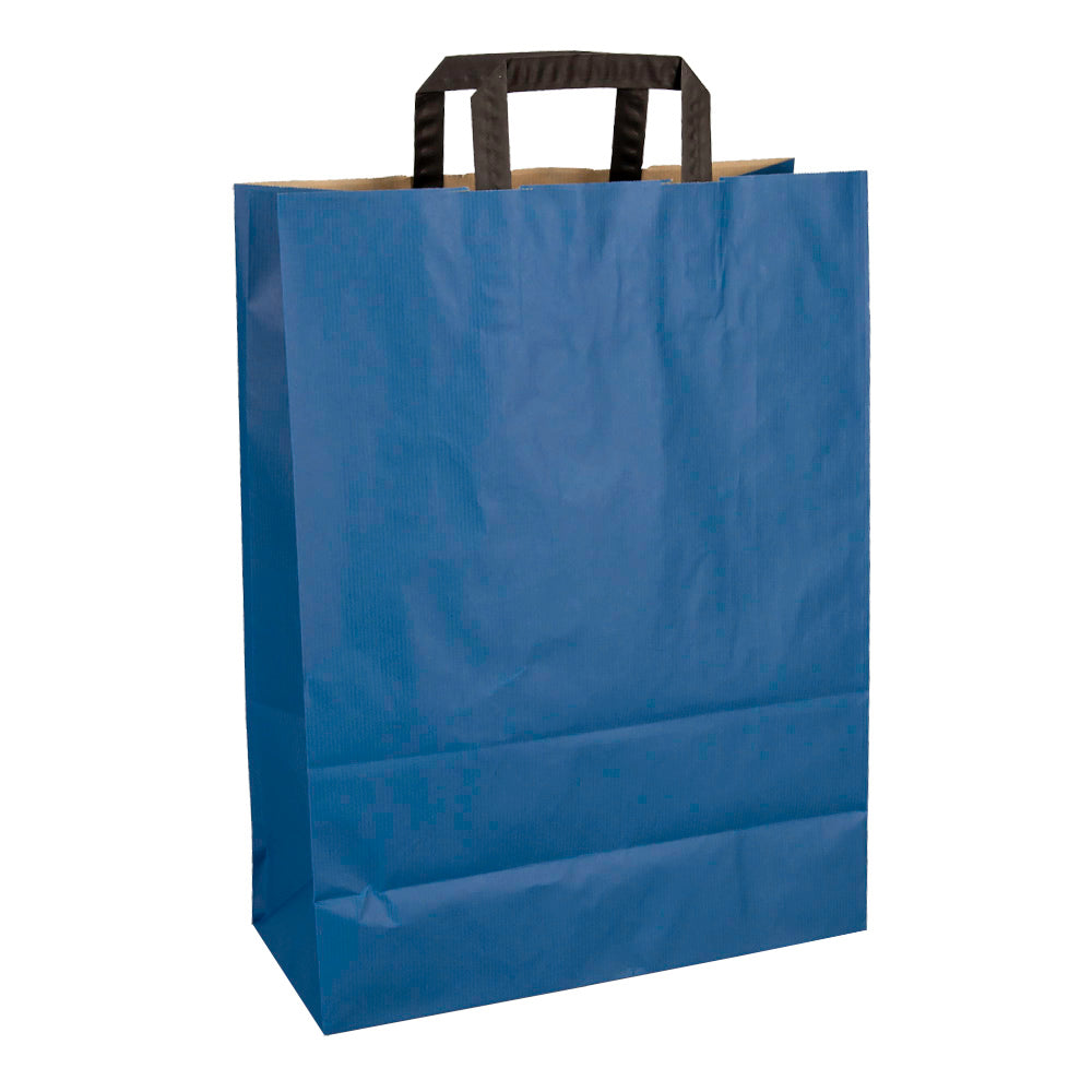 Klika - Papierträgertaschen dunkelblau 320 x 140 x 420 mm 80 Gramm/m2