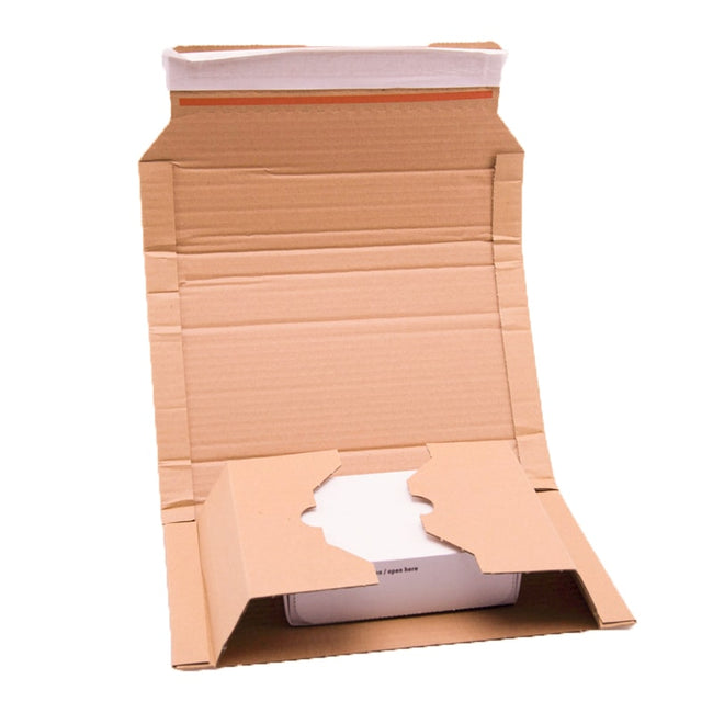 Klika - Buchverpackung 325 x 250 x 20-80 mm (A4+) Brown | 25 Stücke